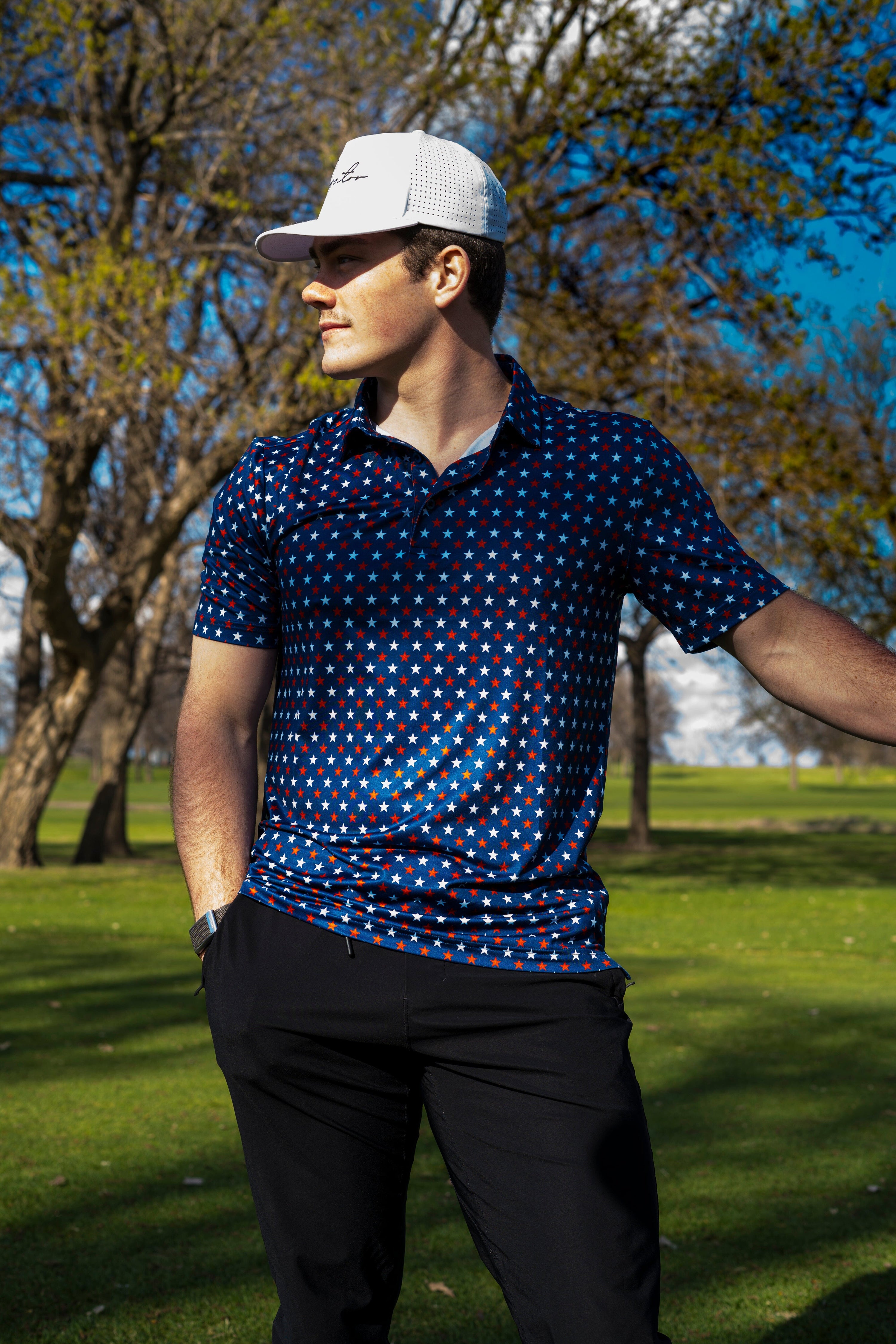 The American Dream Men's Polos Gator Golf Brand 