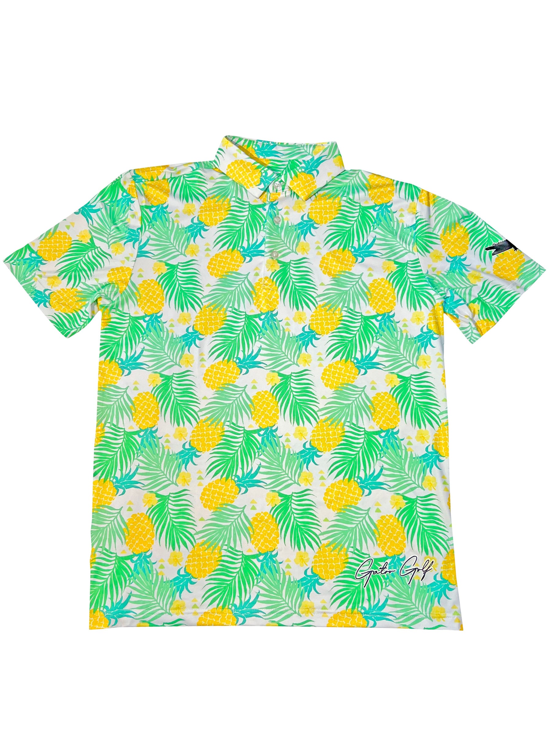 The Pineapple Party Men's Polos Gator Golf Brand 